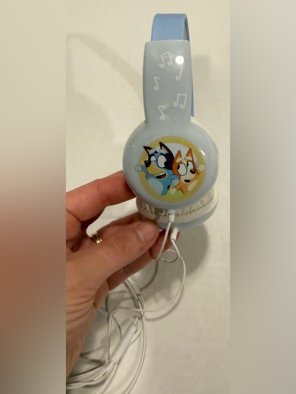 Bluey Kids Wired Headphones Adjustable Lightweight
